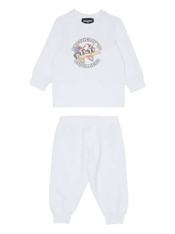 DSQUARED2 KIDS D2S15B Tracksuit Set White FARFETCH PH