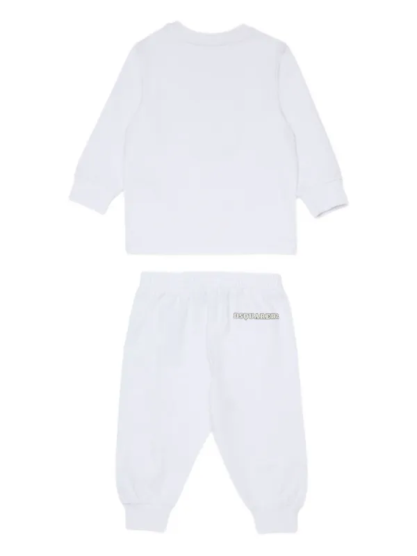 DSQUARED2 KIDS D2S15B Tracksuit Set White FARFETCH IN