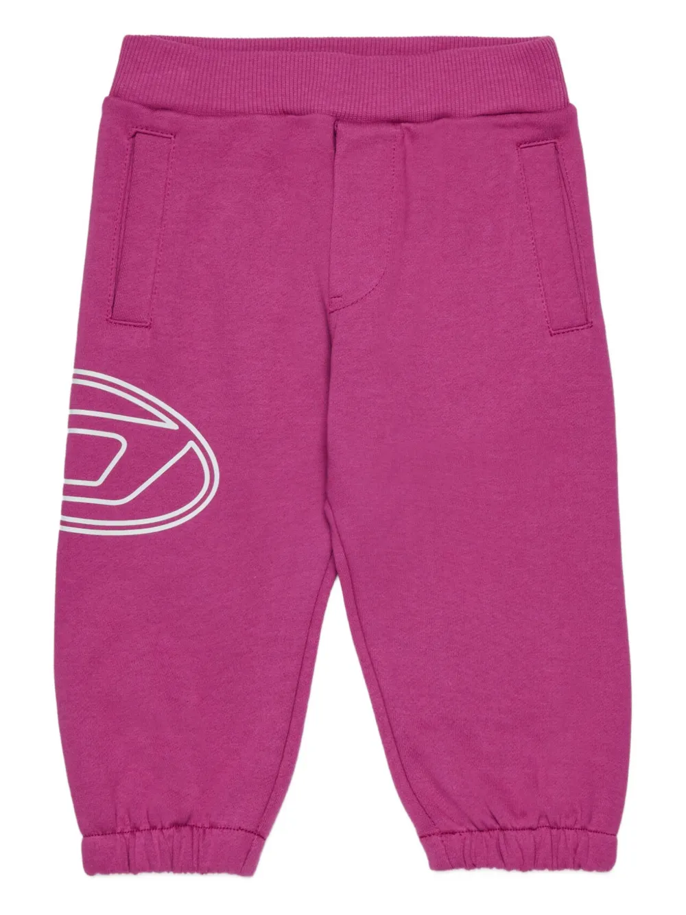 Diesel Kids Trainingsbroek met logoprint Roze