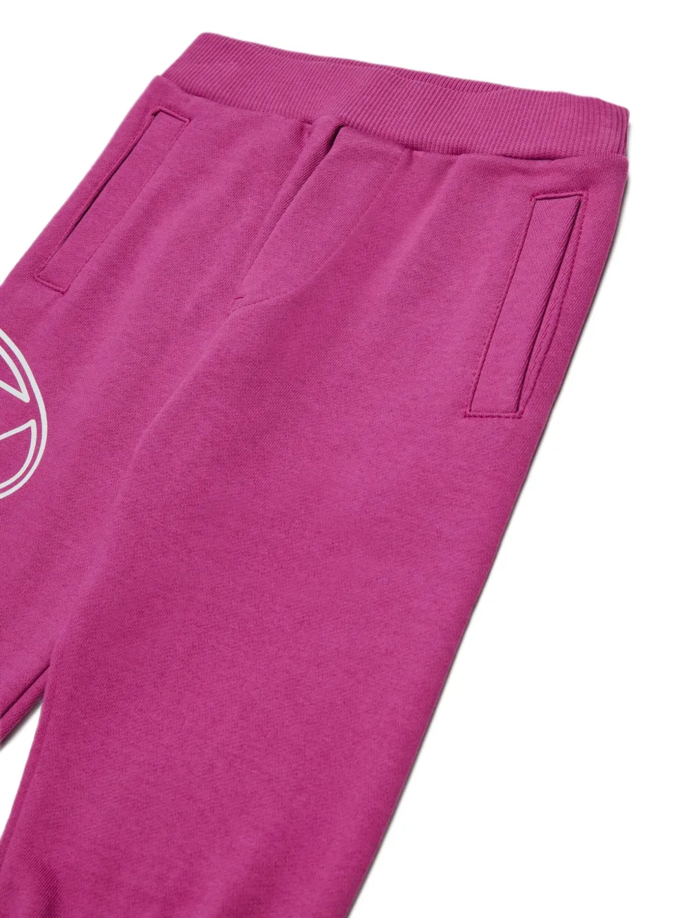 Diesel Kids Trainingsbroek met logoprint Roze