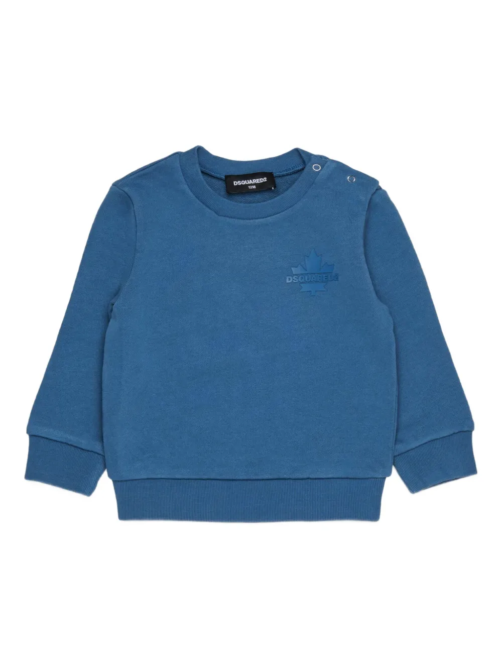 DSQUARED2 KIDS sweat à logo imprimé | bleu | Image 1