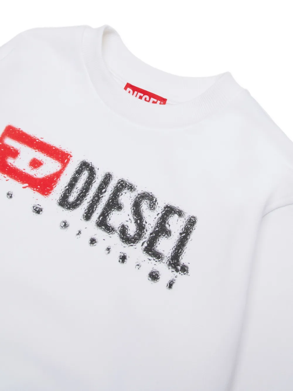 Diesel Kids S-Drops sweater Wit