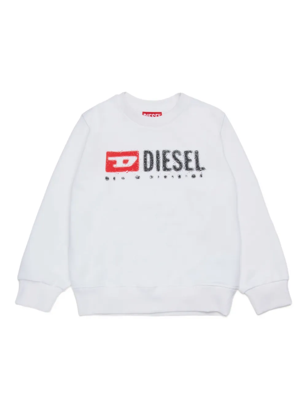 Diesel Kids S-Drops sweater Wit