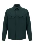 Zegna button-down overshirt - Green