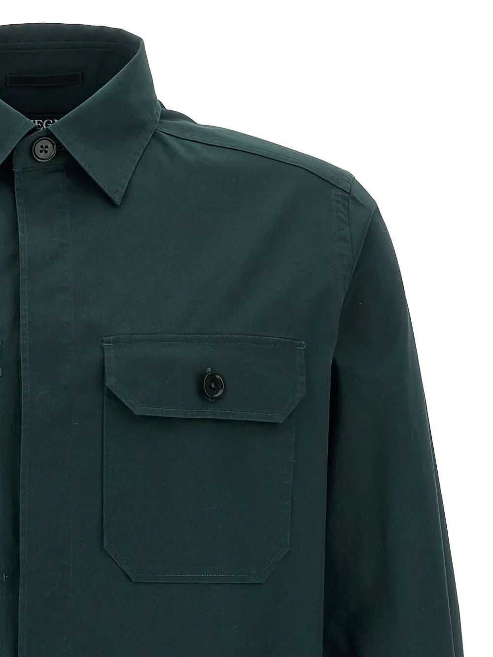 Shop Zegna Button-down Overshirt