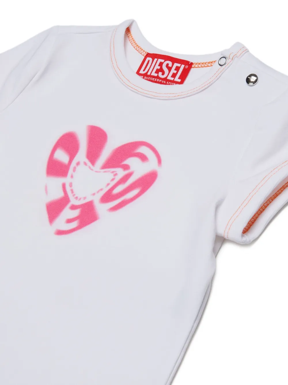 Diesel Kids Trilib T-shirt Wit