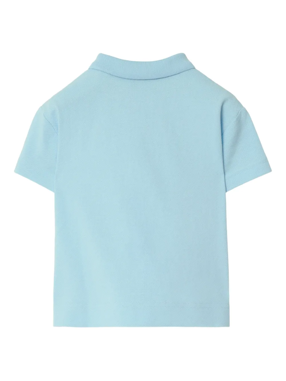 Burberry Kids Katoenen poloshirt - Blauw