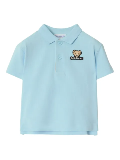 Burberry Kids cotton polo shirt