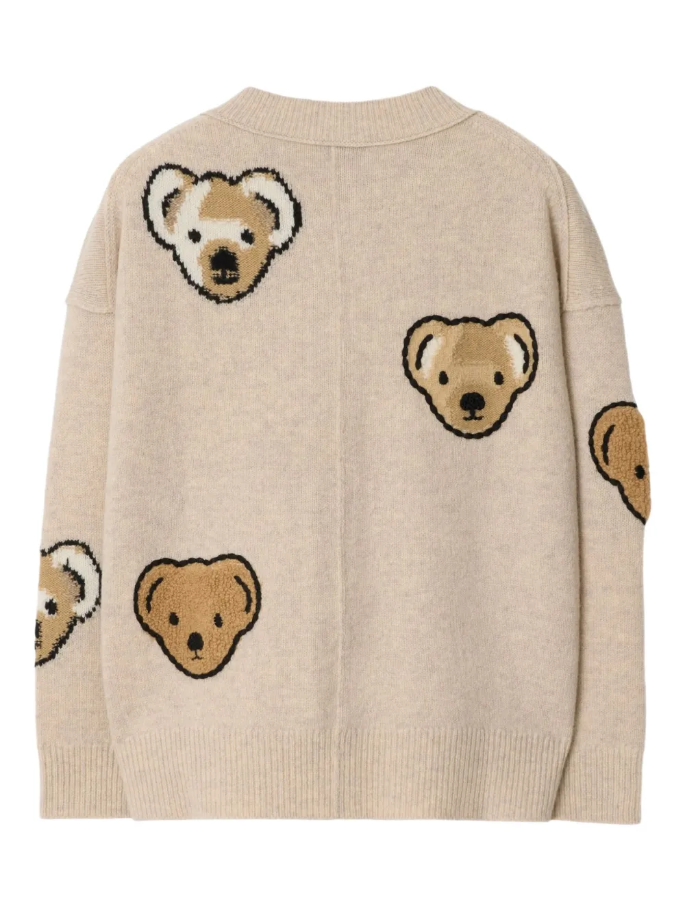 Burberry Kids Wollen vest Beige