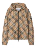 Burberry Check hooded jacket - Neutrals