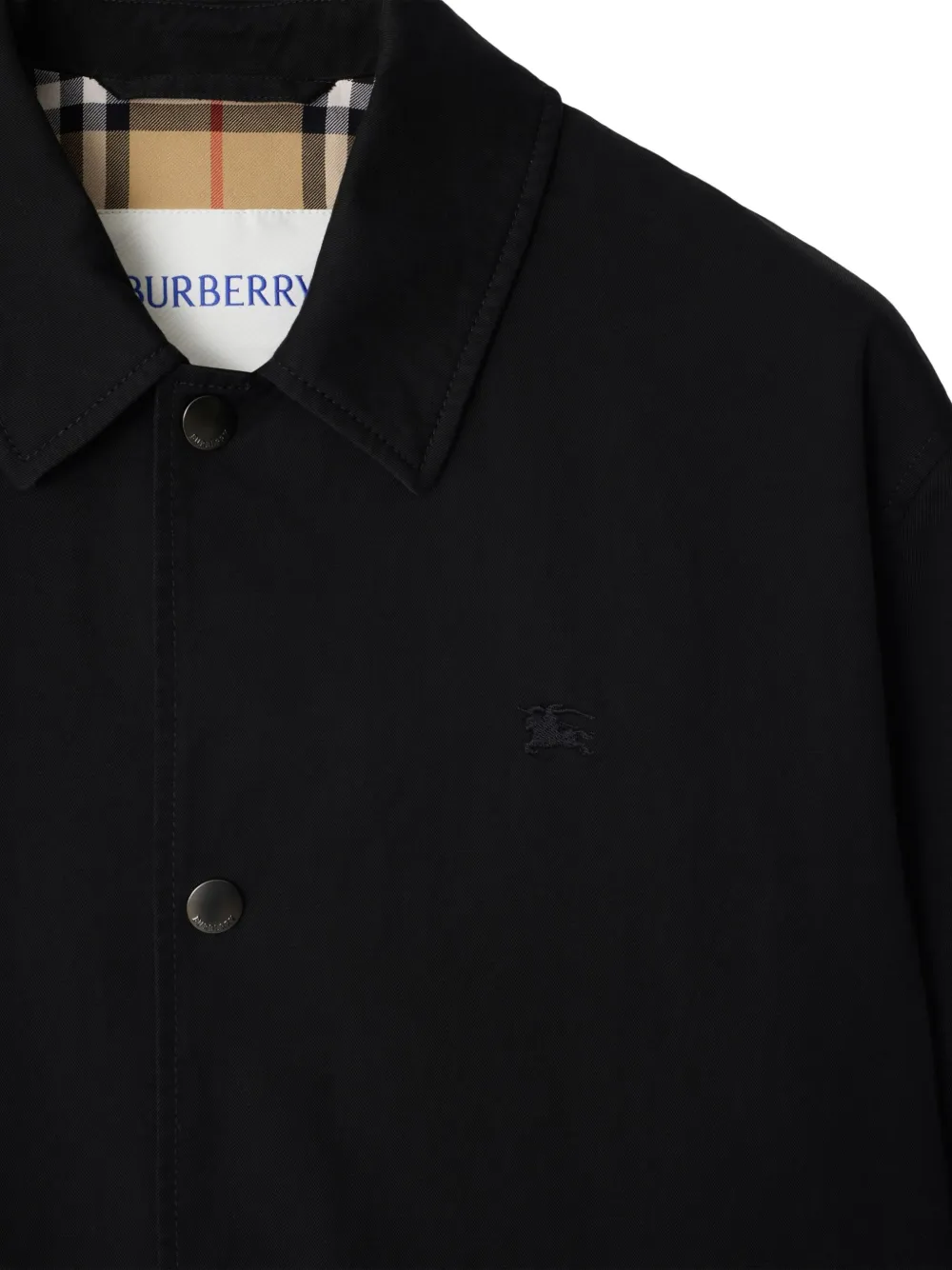 Burberry Katoenen jack Zwart