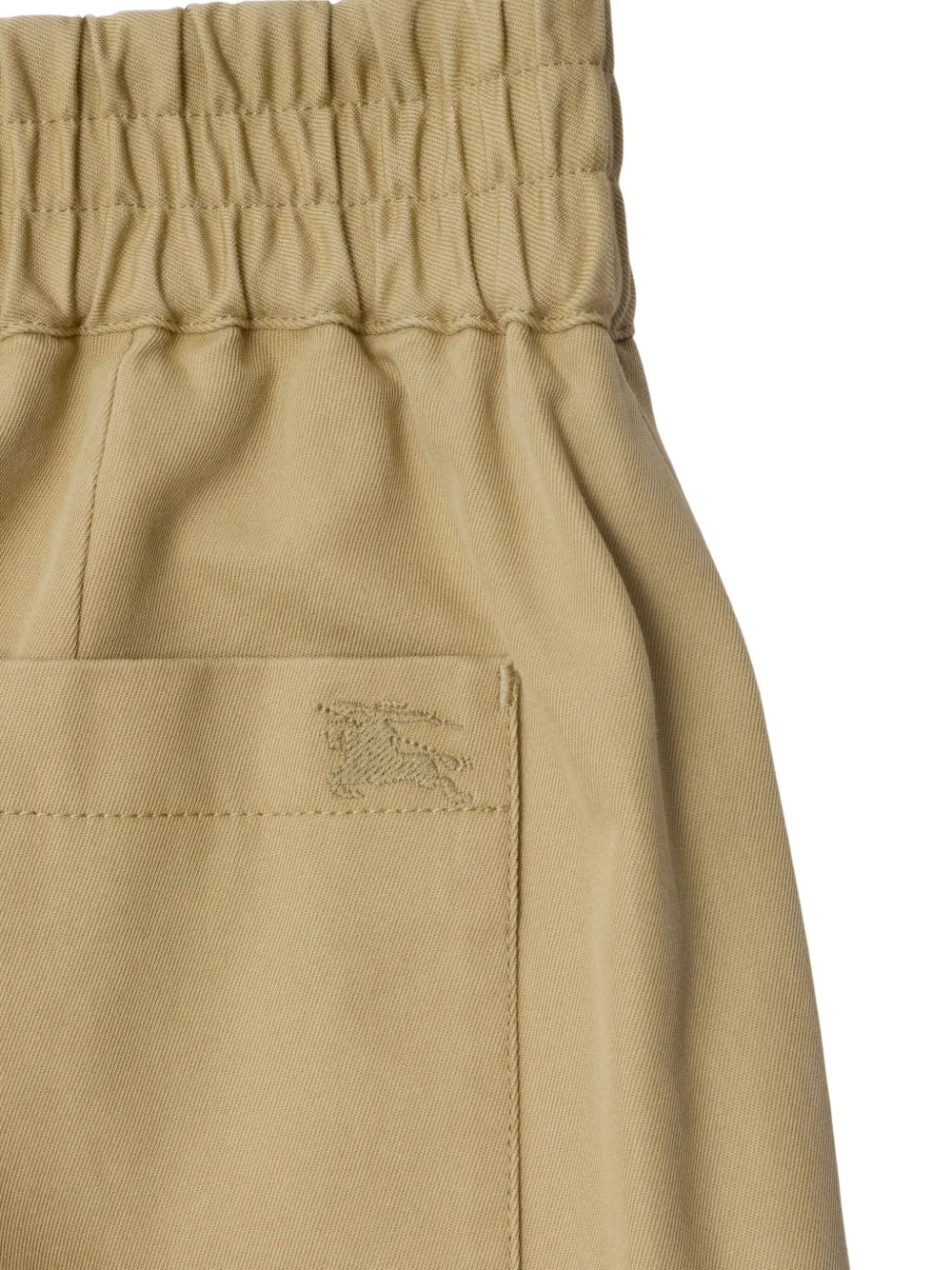 Burberry Shorts met gabardine weving Beige