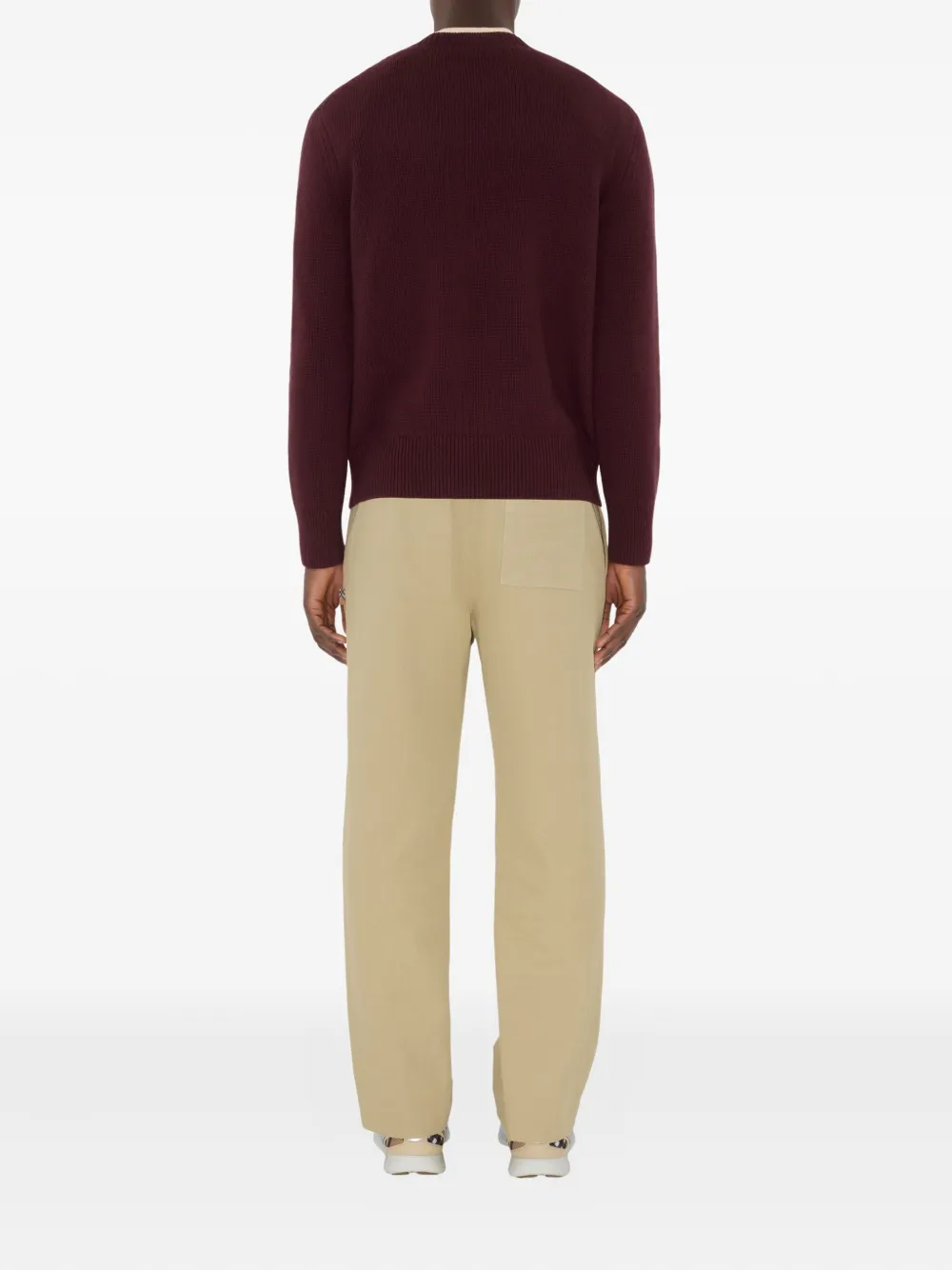 Burberry Trui met Equestrian Knight-patroon Bruin
