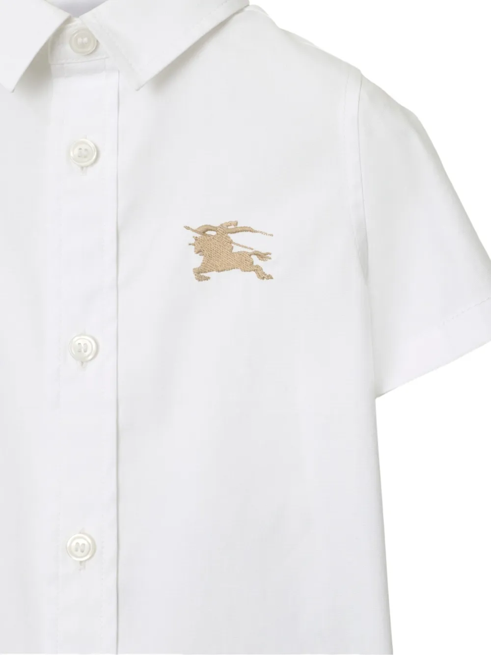 Burberry Kids EKD shirt Wit