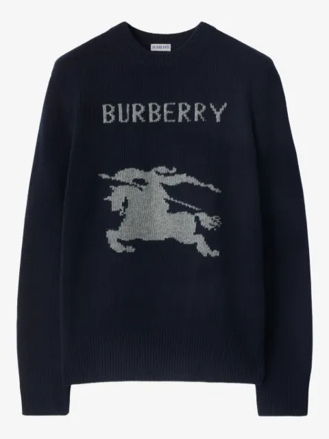Burberry suéter con motivo Equestrian Knight