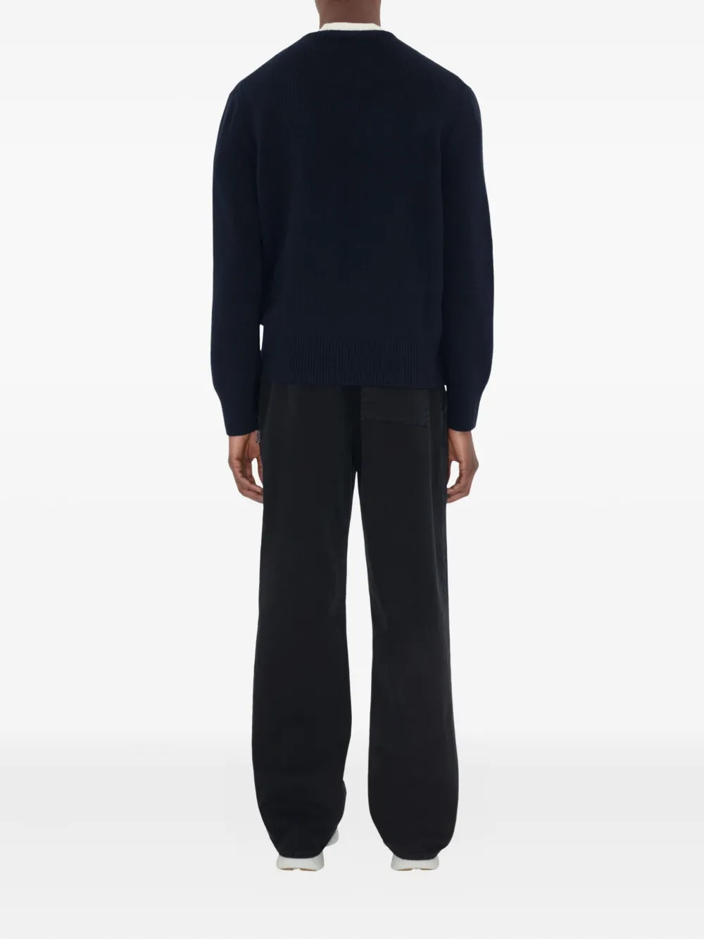 Burberry Trui met Equestrian Knight-patroon Blauw