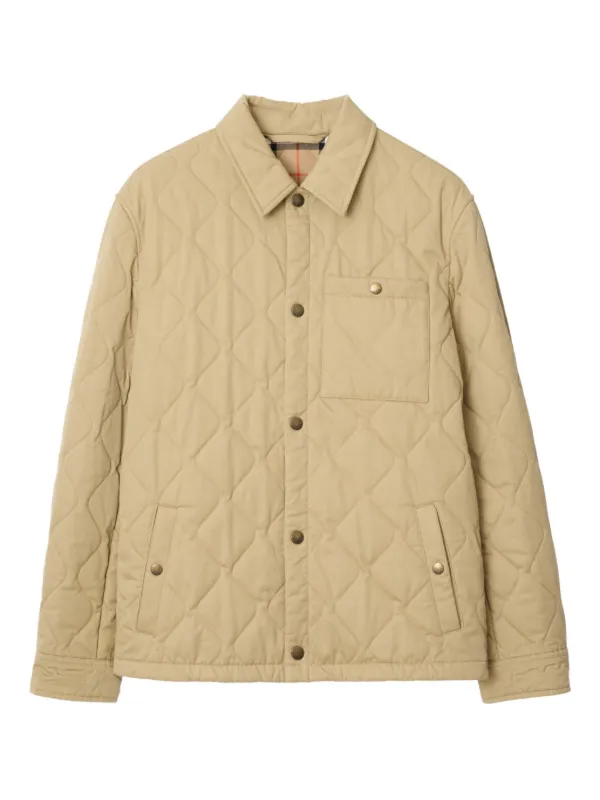 Burberry Quilted Jacket in Neutrals