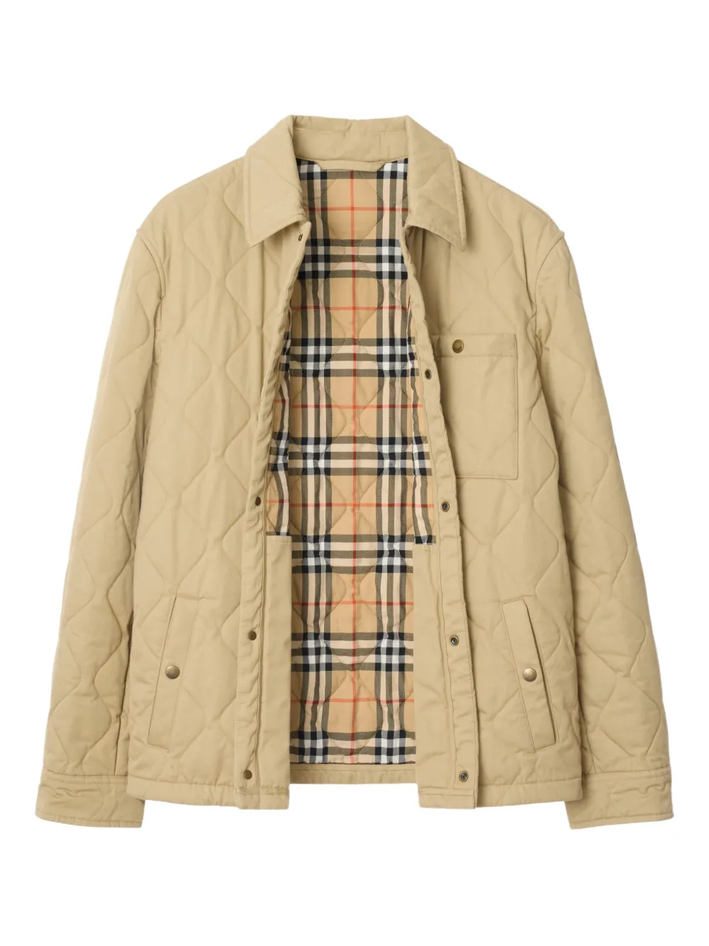 Burberry Gewatteerd jack Beige