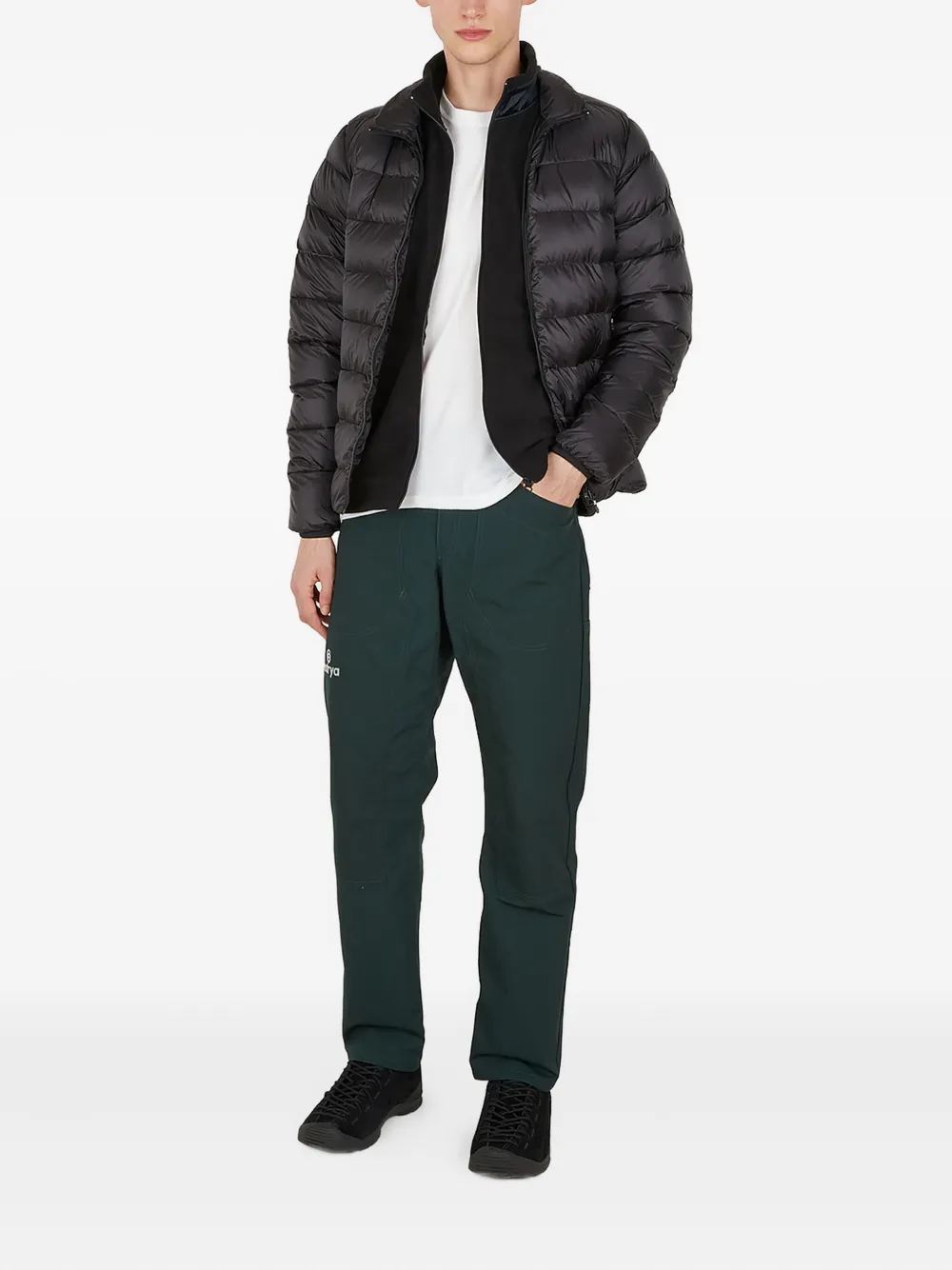 Ostrya Surplus fleece zip-fastening gilet Zwart