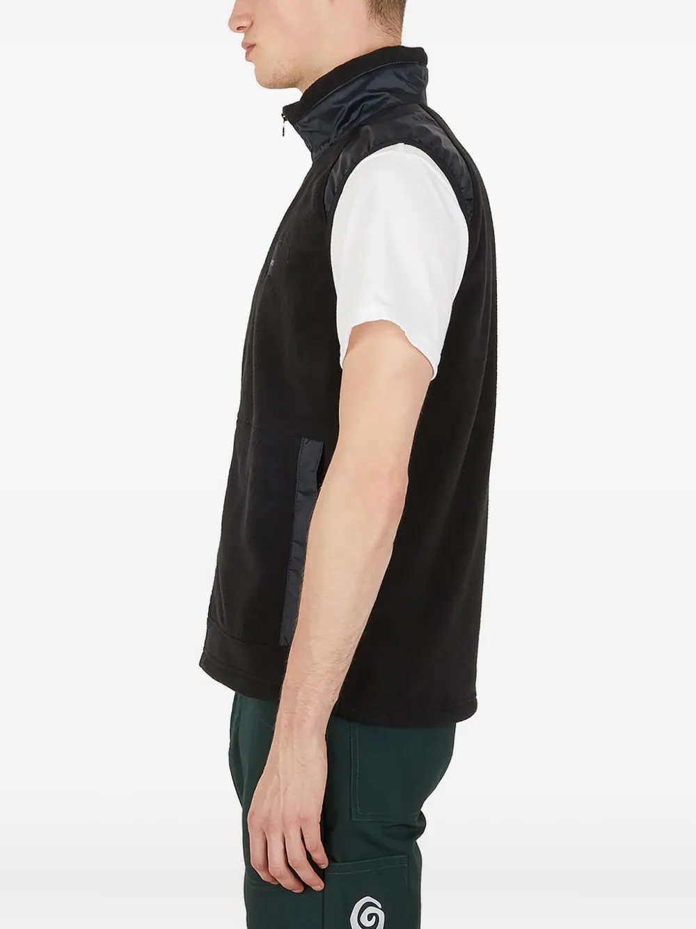 Ostrya Surplus fleece zip-fastening gilet Zwart