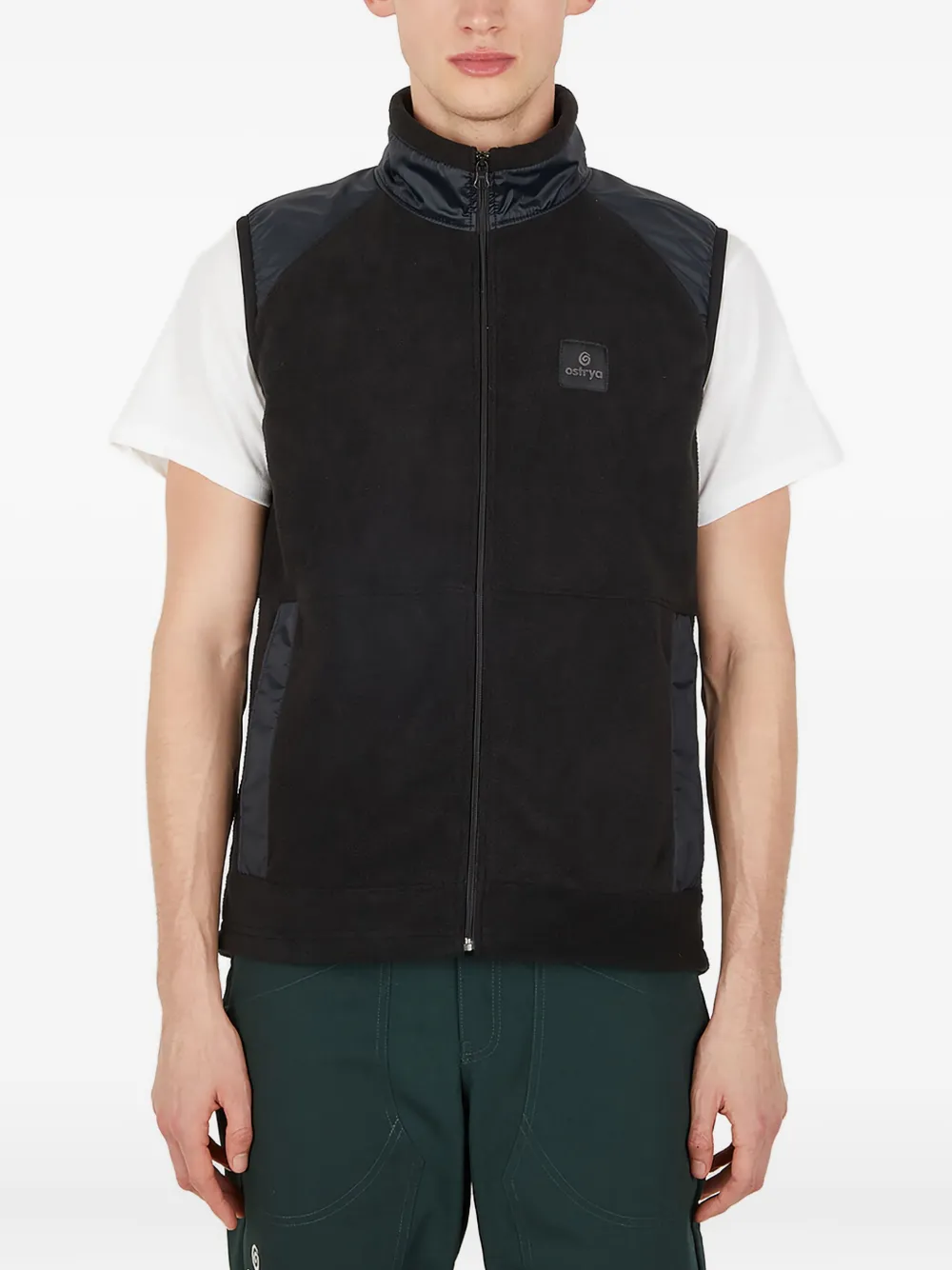Ostrya Surplus fleece zip-fastening gilet - ブラック Ostrya Surplus fleece zip-fastening gilet - ブラック