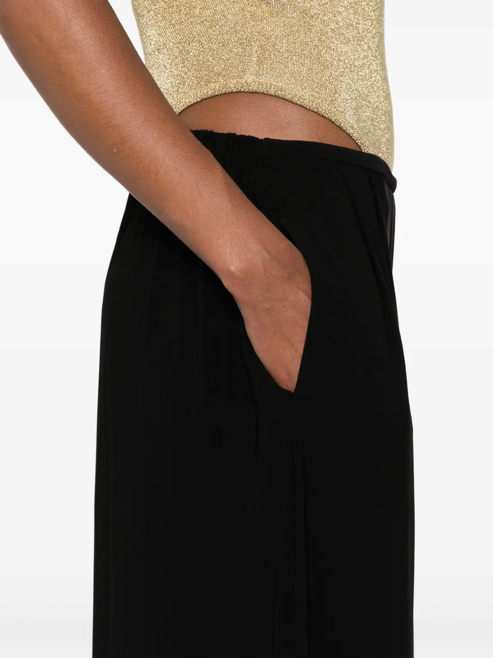 Shop Norma Kamali Pleated Trousers