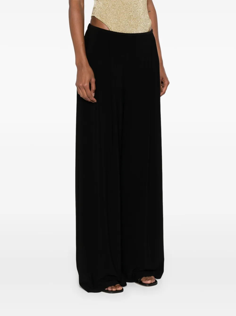 Shop Norma Kamali Pleated Trousers