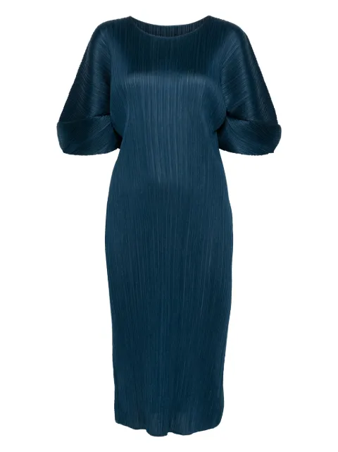 Pleats Please Issey Miyake plissé midi dress