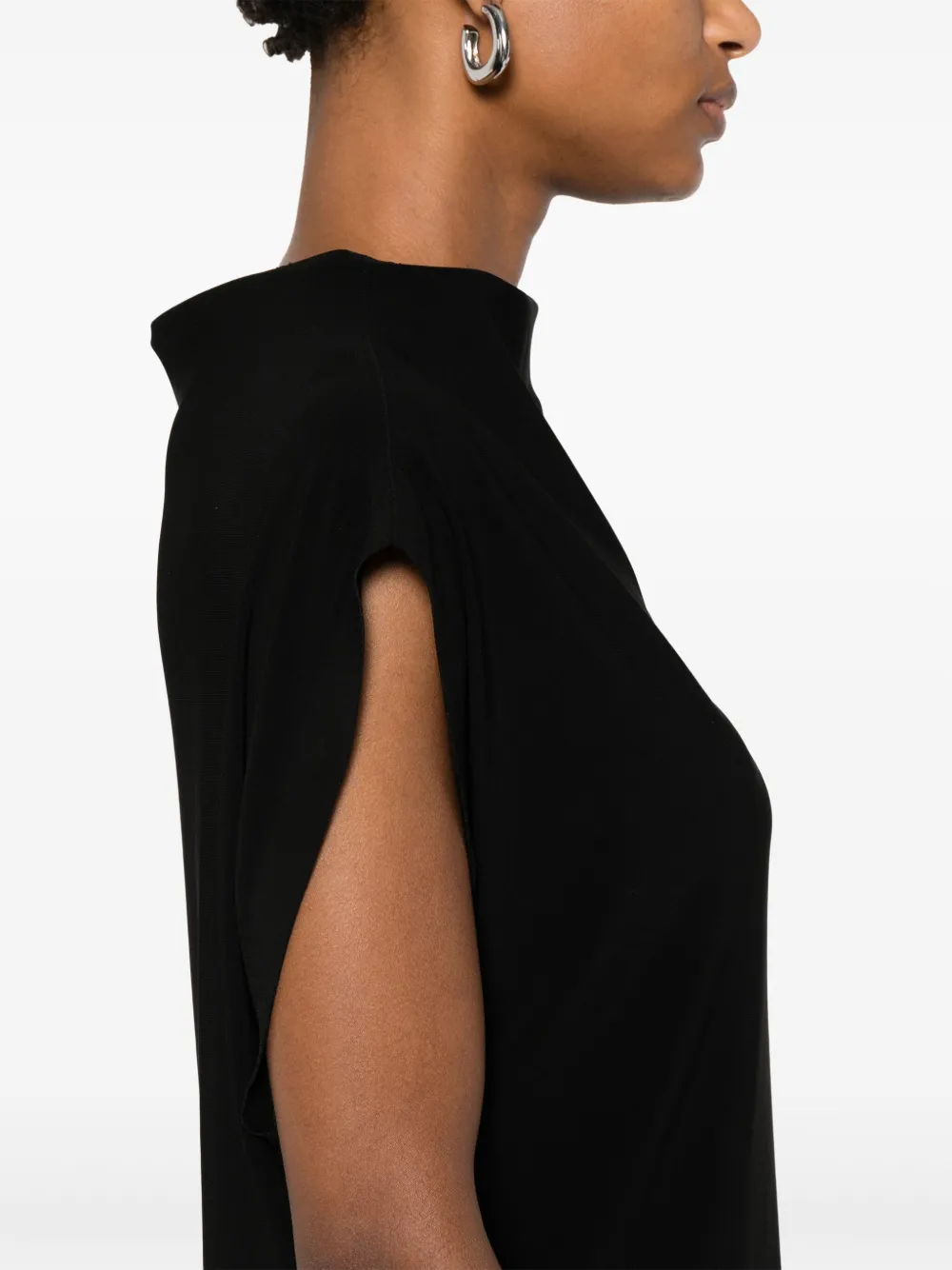 Shop Norma Kamali Sleeveless Mini Dress