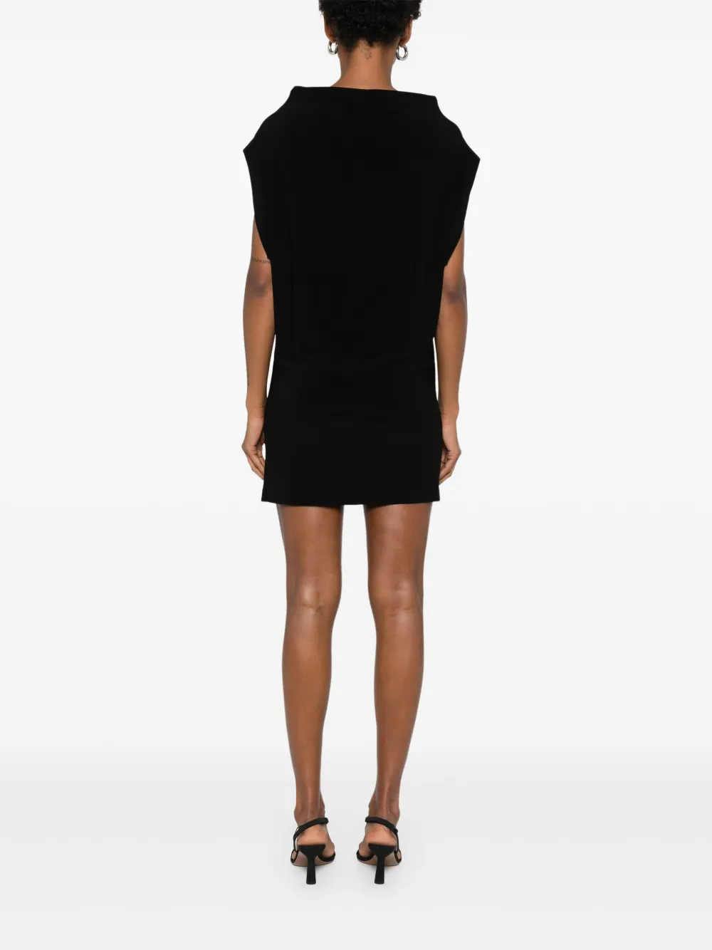 Shop Norma Kamali Sleeveless Mini Dress