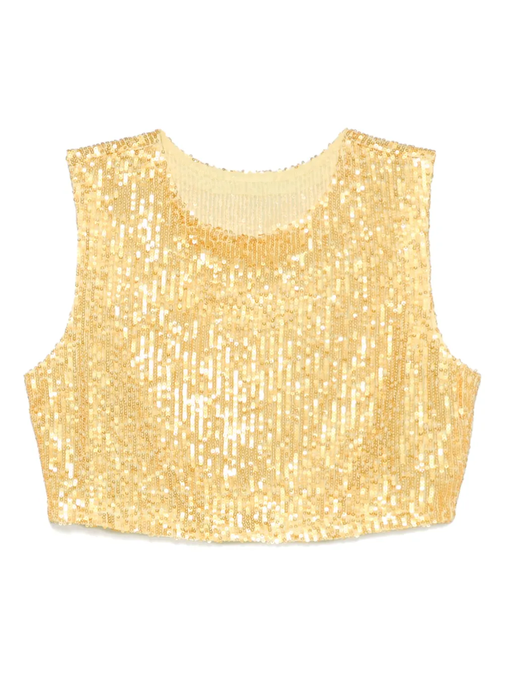 Norma Kamali Sequinned Crop Top