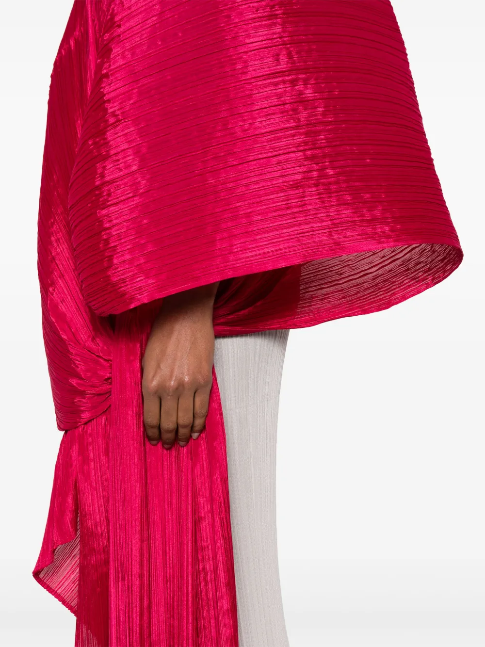 Pleats Please Issey Miyake Plissé top Rood
