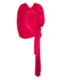 Pleats Please Issey Miyake plissé top - Red