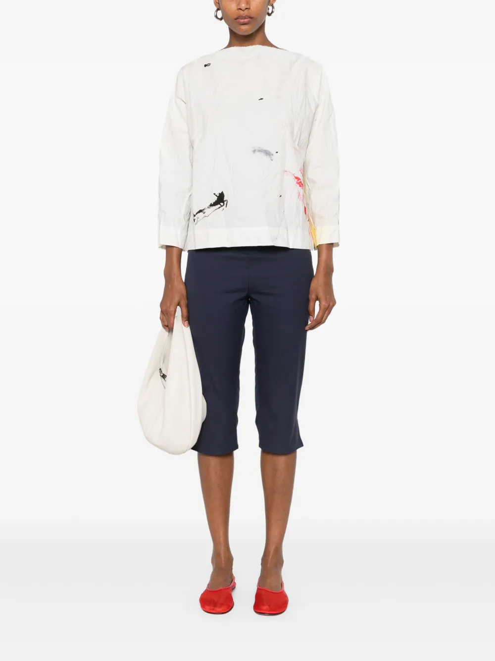 Daniela Gregis cotton blouse - Beige
