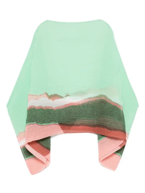 Pleats Please Issey Miyake pleated cape