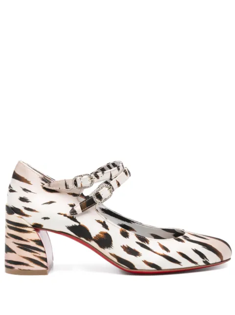 Christian Louboutin animal-print pumps
