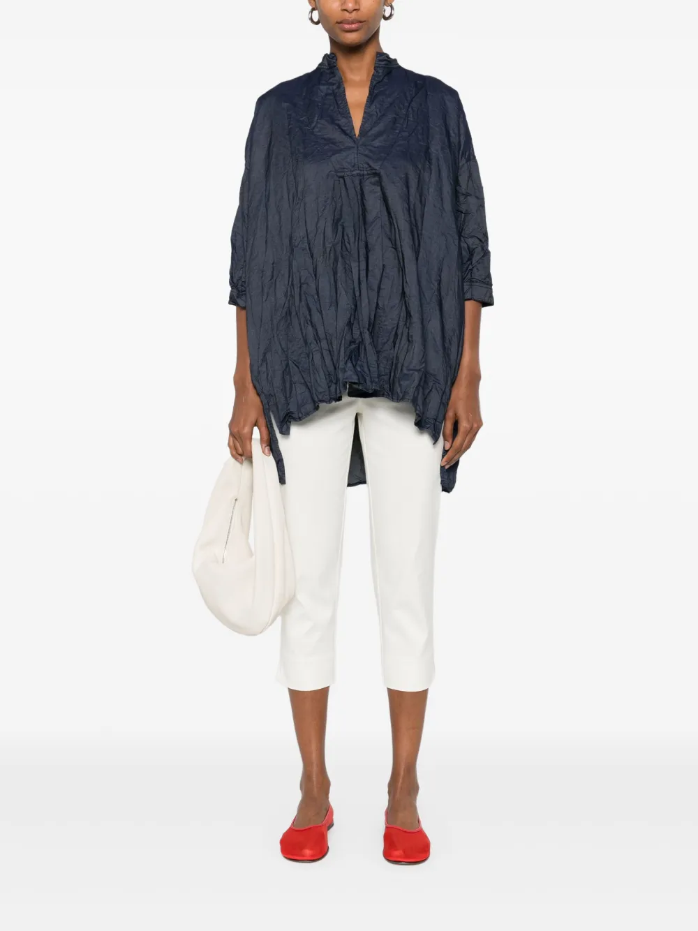 Daniela Gregis Katoenen shirt - Blauw