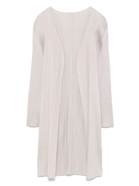 Pleats Please Issey Miyake plissé cardigan