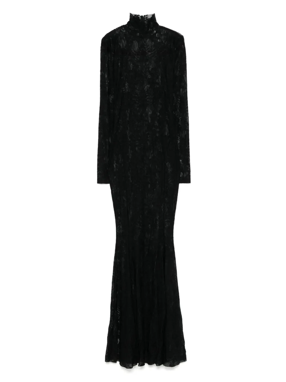 Norma Kamali Floral-lace Dress