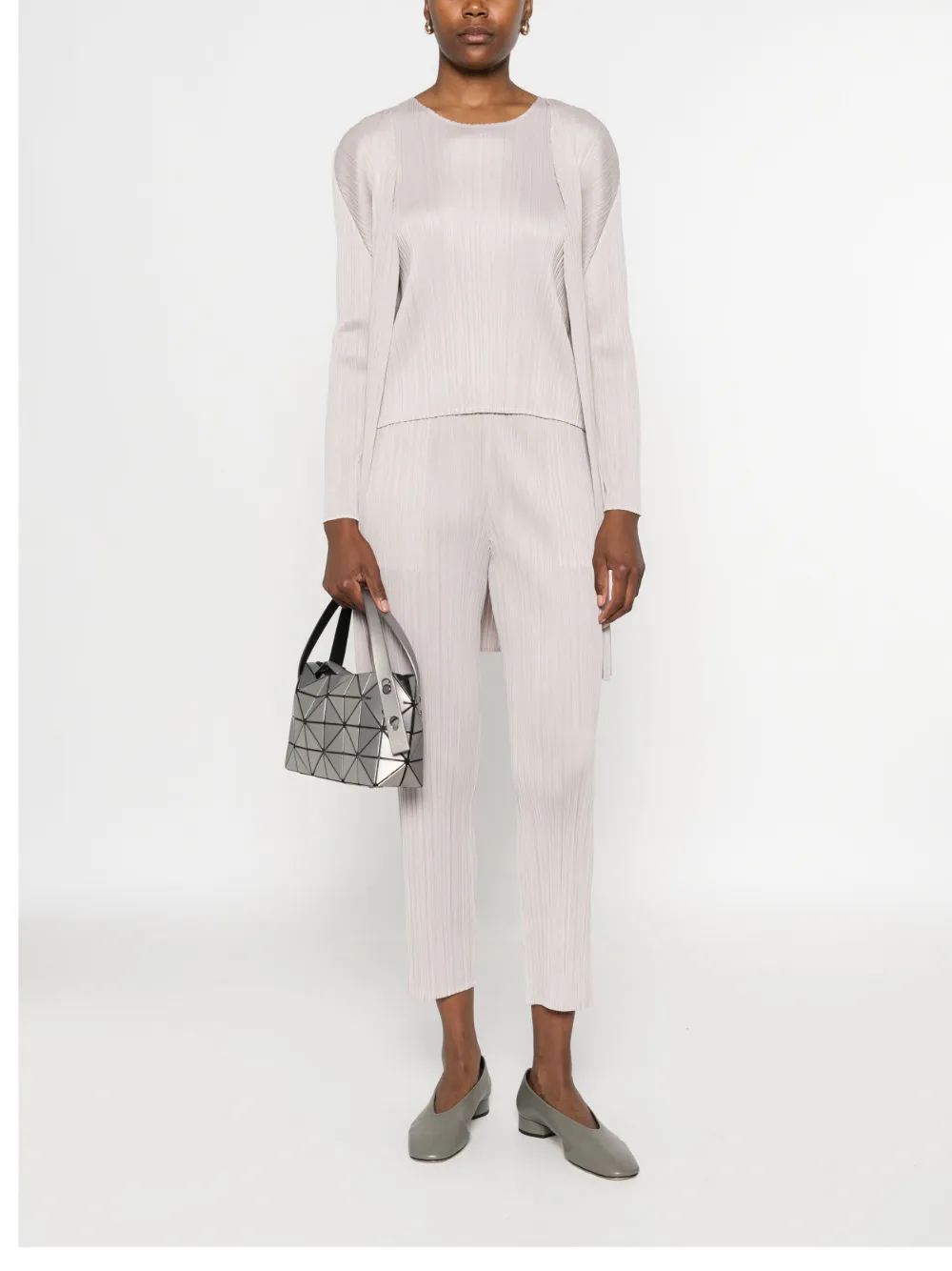 Pleats Please Issey Miyake Plooibroek Grijs