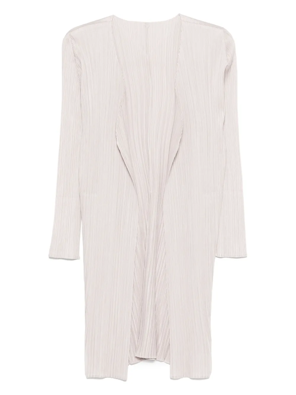 Pleats Please Issey Miyake Vest met open voorkant Grijs