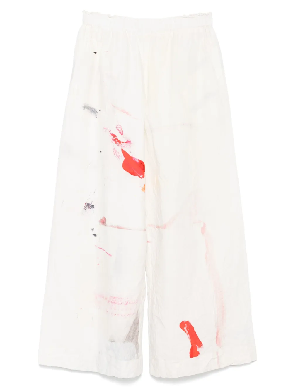 Daniela Gregis paint-splashes trousers | Neutrals | Image 1
