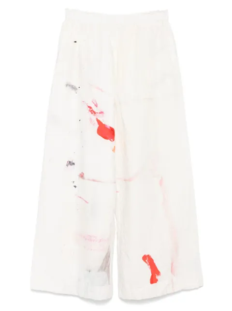 Daniela Gregis paint-splashes trousers