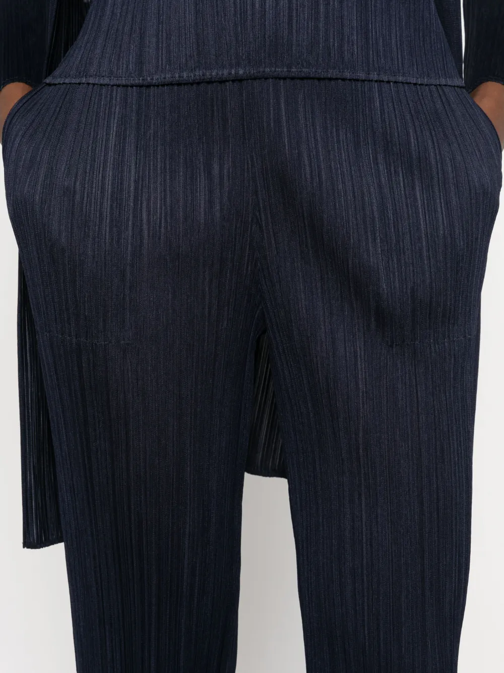 Pleats Please Issey Miyake Plooibroek Blauw