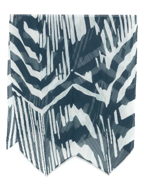 Pleats Please Issey Miyake mascada con pliegues