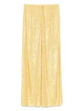 Norma Kamali sequinned trousers - Yellow