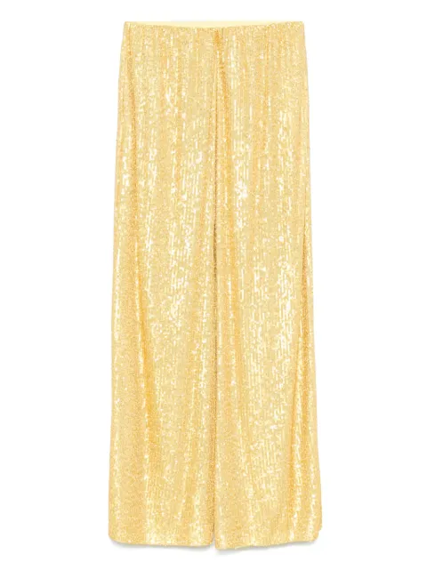 Norma Kamali pantalones con lentejuelas