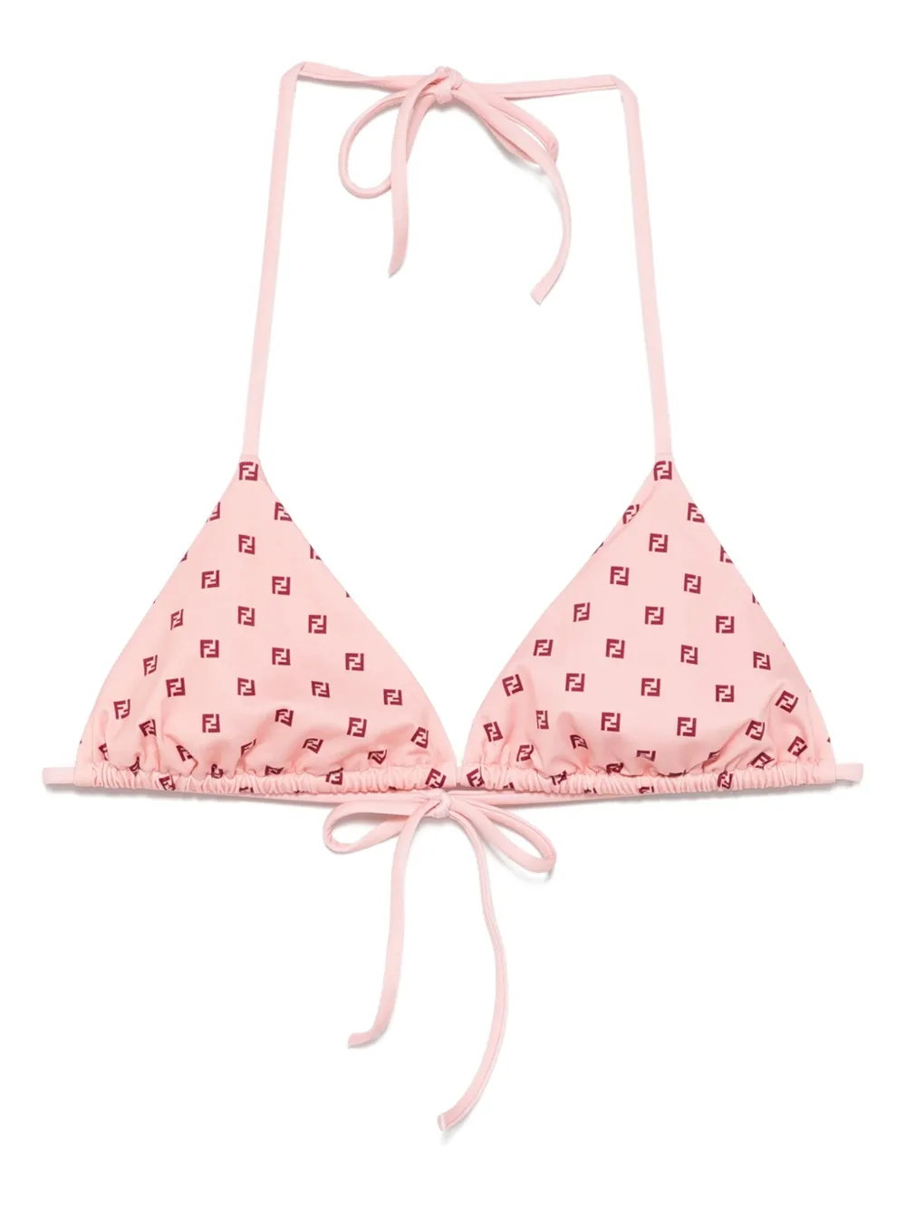 FENDI Triangel bikinitop Roze