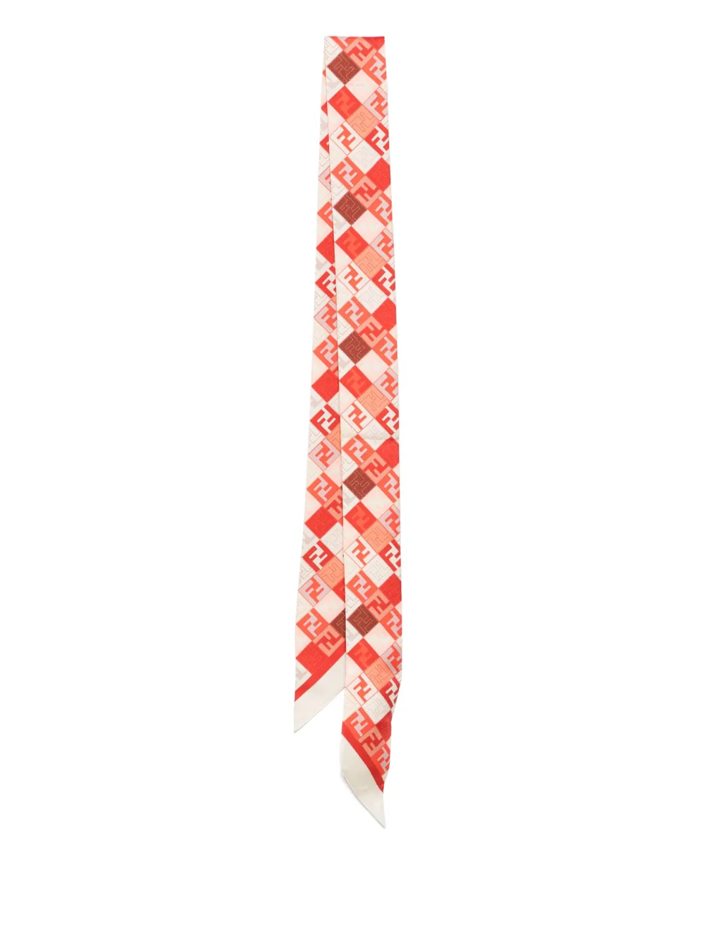 Fendi Long Pointed Geometric Scarf In Multi