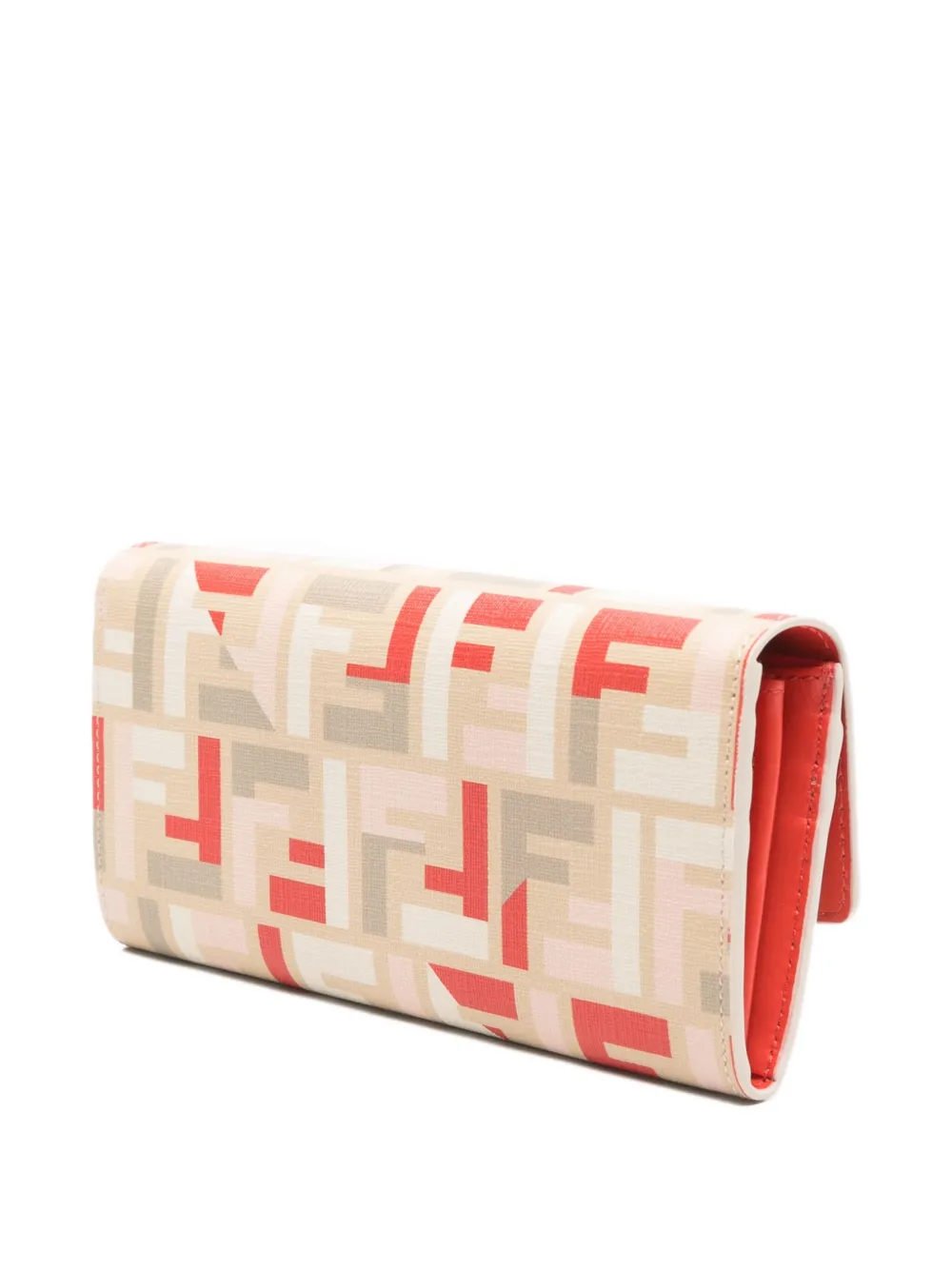 FENDI Roma clutch met FF-patroon Beige